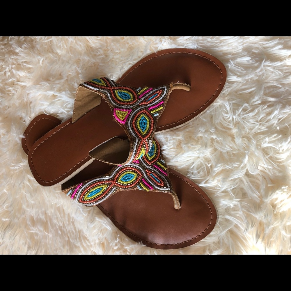 Beaded sandals
